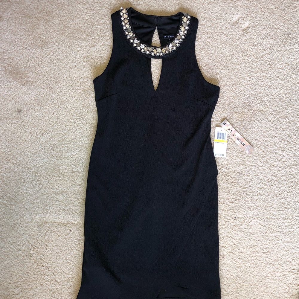 ✨Brand new black halter dress (tags still on!)👗💖 - Picture 1 of 10